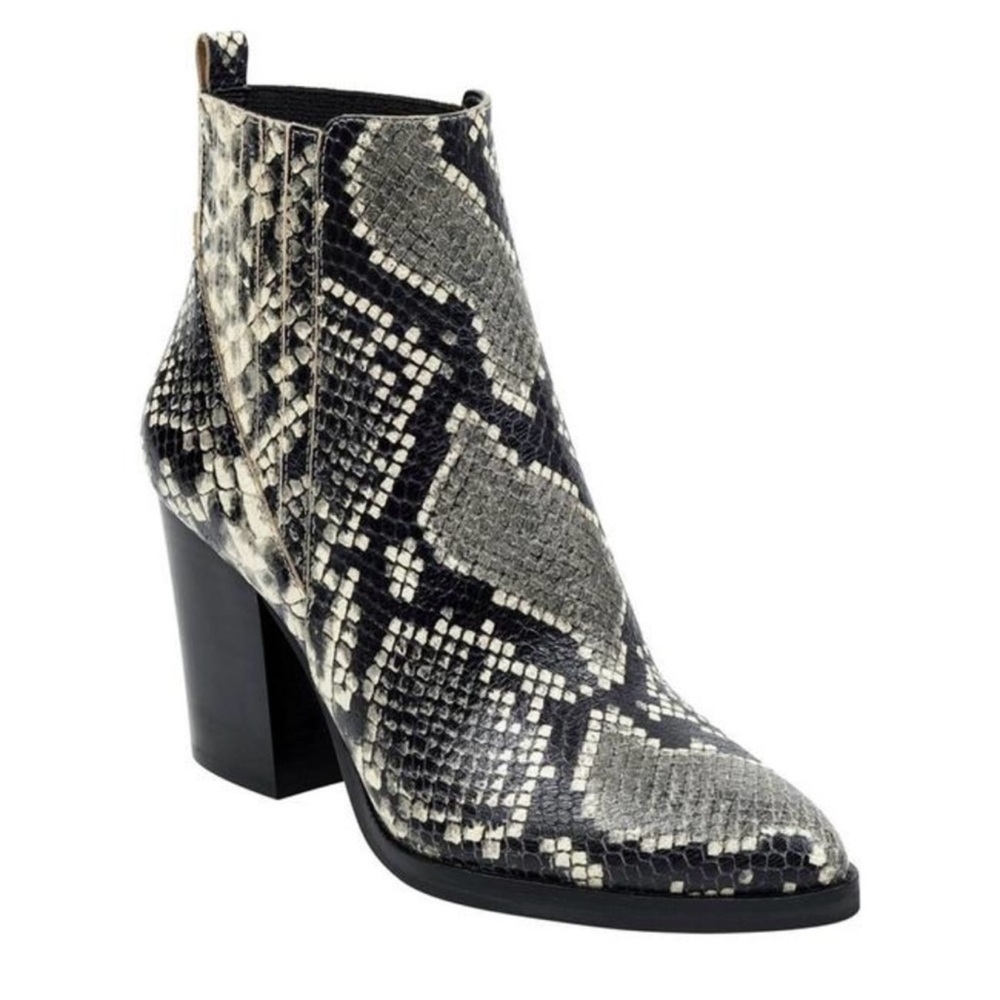 Marc Fisher Alva Snakeskin Bootie